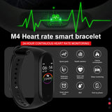 New M4 Fitness Band with HR and BP monitor, Pedometer (similar to Fitbit Alta) - Ripe Pickings