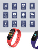 New M5 Smart Fitness Watch for Men & Women with Play Music Function - Ripe Pickings