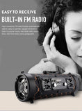 Portable Bluetooth Speaker (with FM Radio, 3D Sound, Wireless Surround, TV Sound Bar, 15W, Outdoor Use, Speaker+Mic) - Ripe Pickings