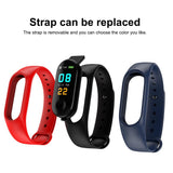 M3 Smart Watch Bracelet with Colour Screen, Heart Rate & BP Monitor - Ripe Pickings