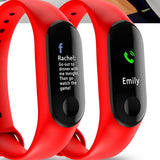 M3 Smart Watch Bracelet with Colour Screen, Heart Rate & BP Monitor - Ripe Pickings