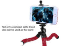 Flexible, Sponge Octopus Mini Tripod/Phone Stand with Bluetooth Remote Shutter for Smartphones - Ripe Pickings