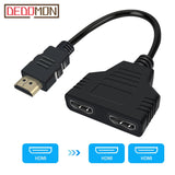 HDMI Splitter Cable (1 x Male To Dual HDMI 2 x Female Y Splitter Adapter) - Ripe Pickings