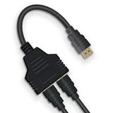 HDMI Splitter Cable (1 x Male To Dual HDMI 2 x Female Y Splitter Adapter) - Ripe Pickings