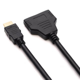 HDMI Splitter Cable (1 x Male To Dual HDMI 2 x Female Y Splitter Adapter) - Ripe Pickings