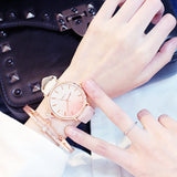 2019 Women's Casual Quartz Leather Band Watch (with add on bracelet) - Ripe Pickings