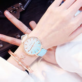 2019 Women's Casual Quartz Leather Band Watch (with add on bracelet) - Ripe Pickings