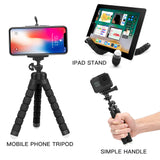 Flexible Tripod Phone Holder for Samsung, Xiaomi, Huawei, iPhone, Gopro and more - Ripe Pickings