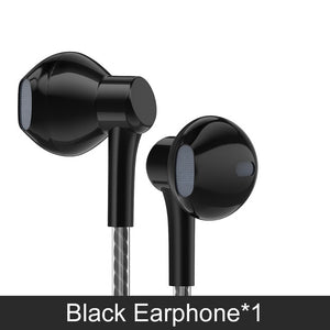 PTM P7 Stereo Bass Earphones with Microphone for Samsung, Xiaomi, Huawei, Iphone, etc - Ripe Pickings