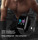 116 Plus Fitness Watch with HR & BP Tracker, Call & MSG Notifications (similar to Fitbit Alta) - Ripe Pickings