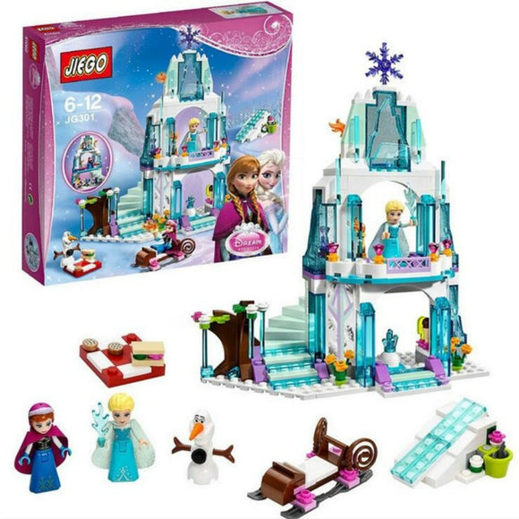 Up to 316 PCS Princess Elsa & Anna Ice Dream Castle Building Block Set (compatible with Lego) - Ripe Pickings