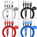 3 in 1 Fast Charging USB Cable for all Mobile Phones - Ripe Pickings