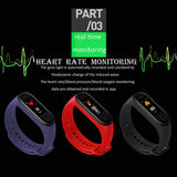 New M4 Fitness Band with HR and BP monitor, Pedometer (similar to Fitbit Alta) - Ripe Pickings