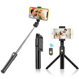 Mini Bluetooth 4.0 Tripod/Selfie Stick with Detachable Wireless Remote - Ripe Pickings