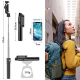 Mini Bluetooth 4.0 Tripod/Selfie Stick with Detachable Wireless Remote - Ripe Pickings