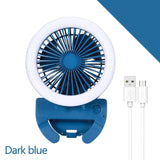 Mini Selfie LED Ring Light With Portable Electric Fan (Mounts onto any Mobile Phone) - Ripe Pickings