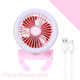 Mini Selfie LED Ring Light With Portable Electric Fan (Mounts onto any Mobile Phone) - Ripe Pickings