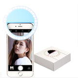 LED Selfie Ring Light for your Mobile Phone (Colour Temperature for Whitened, Rosy Facial Beauty) - Ripe Pickings