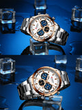 2021 Men's Quartz Luxury Chronograph Sport & Business Watch by Curren Blanche - Ripe Pickings