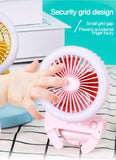 Mini Selfie LED Ring Light With Portable Electric Fan (Mounts onto any Mobile Phone) - Ripe Pickings