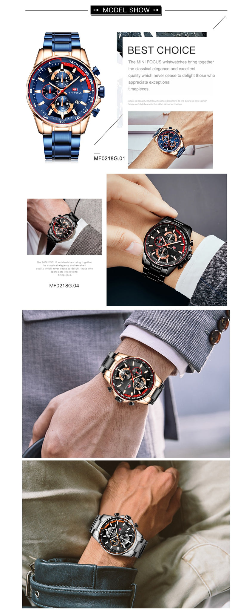 Mini Focus Waterproof Chronograph Silver Stainless Steel Watch | Konga  Online Shopping