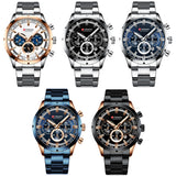 2021 Men's Quartz Luxury Chronograph Sport & Business Watch by Curren Blanche - Ripe Pickings