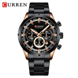 2021 Men's Quartz Luxury Chronograph Sport & Business Watch by Curren Blanche - Ripe Pickings