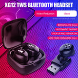 XG12 Bluetooth 5.0 EDR Technology Wireless Earphones + Charger - Ripe Pickings