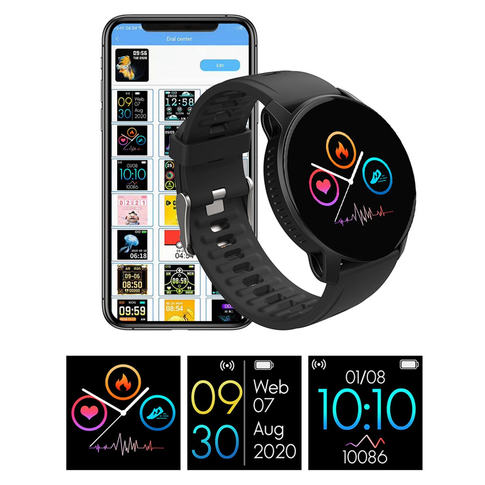 W9 Multi functional Health Smart Watch Android and IOS Compatible Ripe Pickings