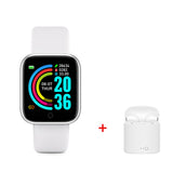 D20 Smart Fitness Watch + i7 TWS Wireless Earbuds/Earpieces with Mic & Charger Box - Ripe Pickings