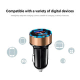 Mini Dual USB Mobile Phone Fast Charger for Vehicles (with LED Display) **FREE SHIPPING ONLY** - Ripe Pickings