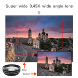 2 in 1 Professional Phone Camera Lens (HD 37MM 0.45X 49UV Super Wide Angle +12.5X) - Ripe Pickings