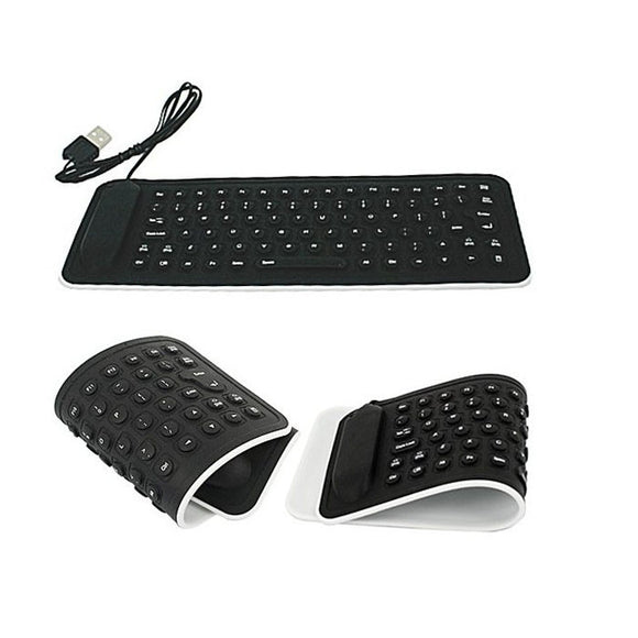 USB Mini Foldable  and Flexible Silicone Keyboard for Laptop and Computers - Ripe Pickings