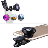 3-in-1 Wide Angle Macro Fisheye Camera Lens Kits for all Mobile Phone - Ripe Pickings