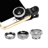 3-in-1 Wide Angle Macro Fisheye Camera Lens Kits for all Mobile Phone - Ripe Pickings