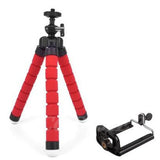 Flexible, Sponge Octopus Mini Tripod/Phone Stand with Bluetooth Remote Shutter for Smartphones - Ripe Pickings