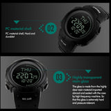 50m Waterproof Multi-function Outdoor Men's Sports Watch with New Concept Compass - Ripe Pickings