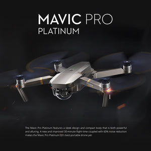 DJI Mavic Pro Platinum Drone with 4K Camera (PRICE REDUCED) - Ripe Pickings