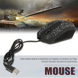 Luminous Gaming Mouse - 3200DPI LED Optical Mouse with 3 Buttons - Ripe Pickings