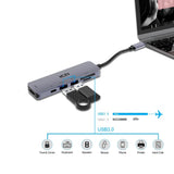 ICZI 6 in 1 USB C Multifunction HUB  - type C to 4K HDMI USB 3.0 SD TF Card Converter - Ripe Pickings