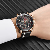 2019 LIGE Quartz Top Brand Luxury Big Dial Military Mens Watch - Ripe Pickings