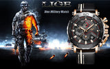 2019 LIGE Quartz Top Brand Luxury Big Dial Military Mens Watch - Ripe Pickings