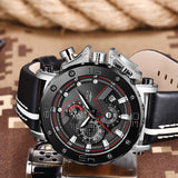 2019 LIGE Quartz Top Brand Luxury Big Dial Military Mens Watch - Ripe Pickings