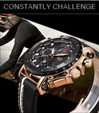 2019 LIGE Quartz Top Brand Luxury Big Dial Military Mens Watch - Ripe Pickings