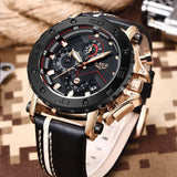 2019 LIGE Quartz Top Brand Luxury Big Dial Military Mens Watch - Ripe Pickings