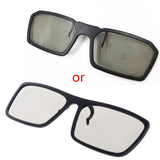 2 PCS Clip-On Type Circular Passive Polarized 3D Glasses For TV/Real 3D Cinema - Ripe Pickings