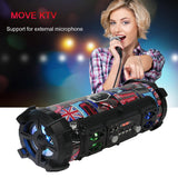 Portable Bluetooth Speaker (with FM Radio, 3D Sound, Wireless Surround, TV Sound Bar, 15W, Outdoor Use, Speaker+Mic) - Ripe Pickings