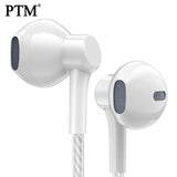 PTM P7 Stereo Bass Earphones with Microphone for Samsung, Xiaomi, Huawei, Iphone, etc - Ripe Pickings