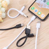 Short Fast Charging Data Cable for all Phone Brands - Ripe Pickings