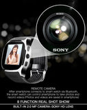 T8 Bluetooth Smart Watch with Camera, Music Player, Supports SIM & TF Card & Pedometer - Ripe Pickings
